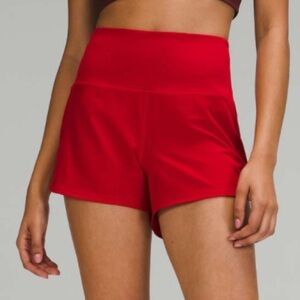 Lululemon Speed Up High-Rise Lined Short 4” – Dark Red (Rare Color!)